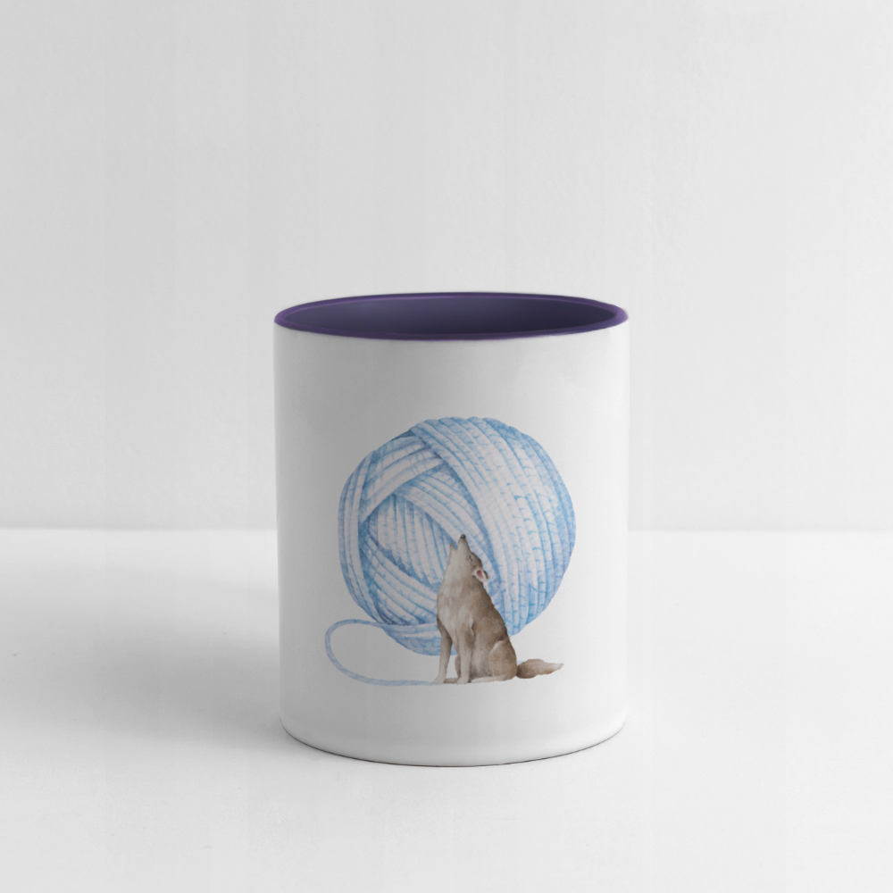 Heulen bei Wollmond - Blau - white/cobalt blue