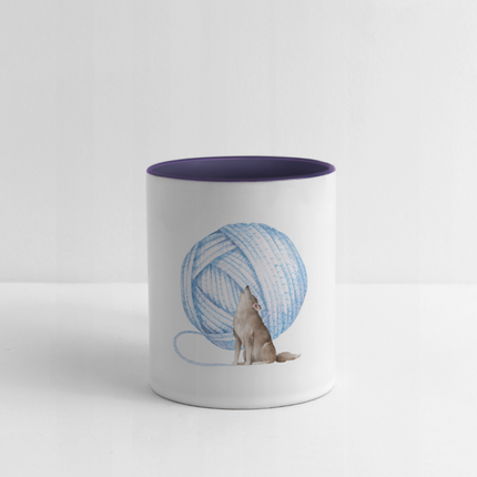 Heulen bei Wollmond - Blau - white/cobalt blue