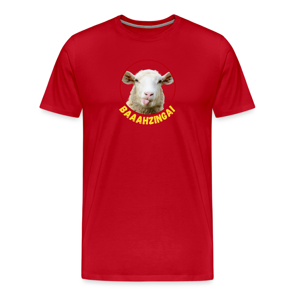Baaahzinga Männer Premium T-Shirt - Rot