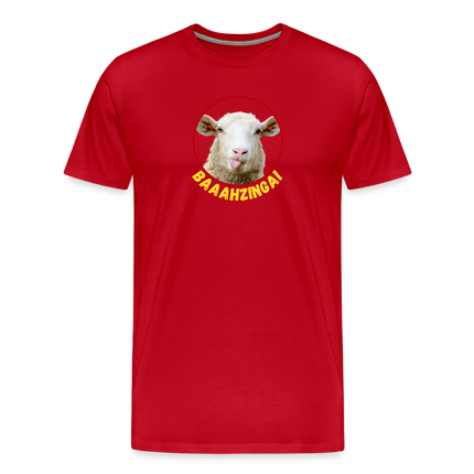 Baaahzinga Männer Premium T-Shirt - Rot