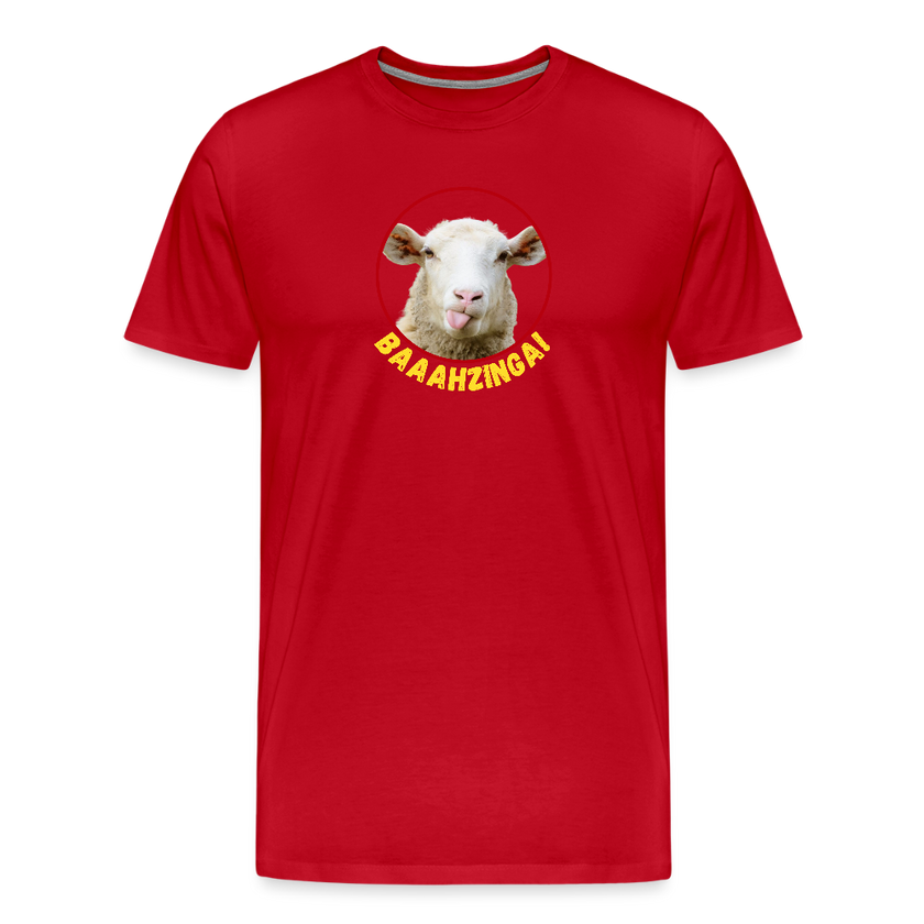 Baaahzinga Männer Premium T-Shirt - Rot