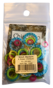 ChiaoGoo Packung mit Maschenmarkierer in unterschiedlichen Farben und Größen